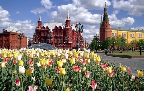 Москва весной