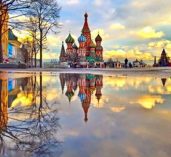 Москва весной