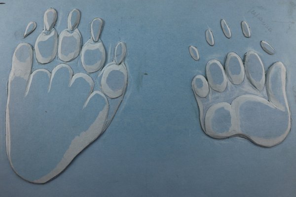 Розовые следы