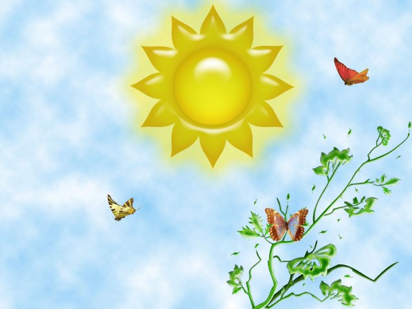 Солнышко на небе