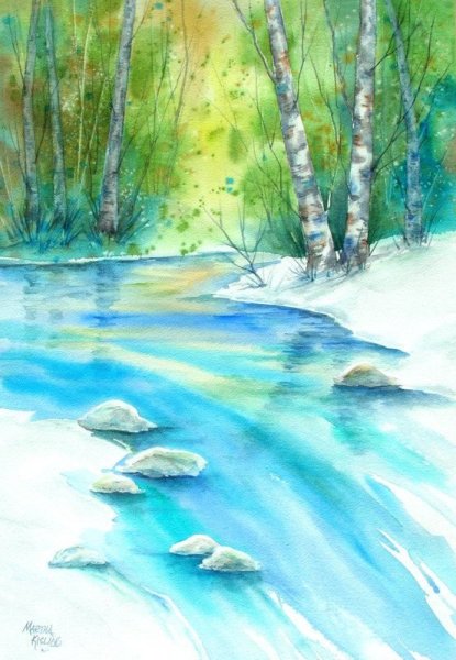 Плещеев весенние воды