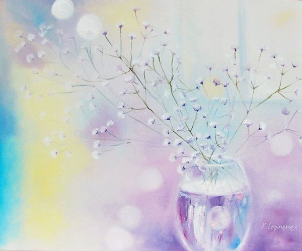 Цветочная акварель Alberto Guillen