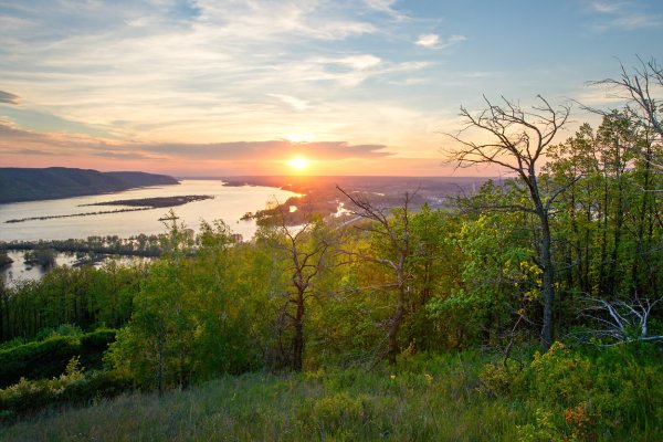 Волга весной Самара