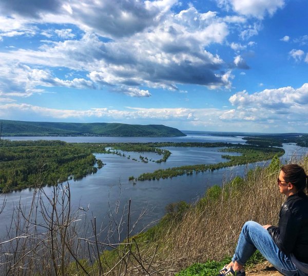 Волга река природа Самара