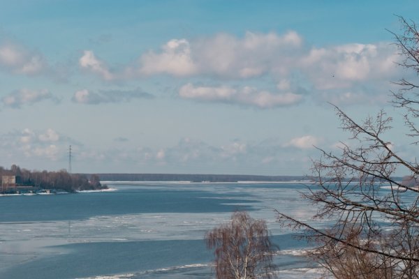 Река Волга Весна Самара