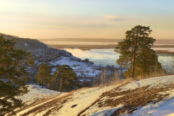 Река Волга Конаково