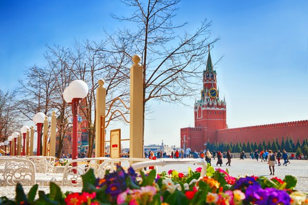 Вид на Московский Кремль Весна