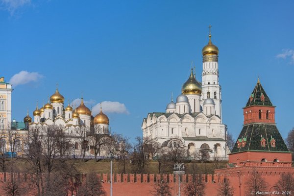 Москва Кремль Весна