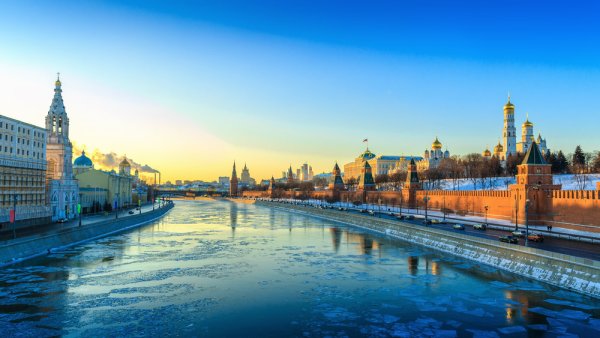 Москва Кремль Москва река