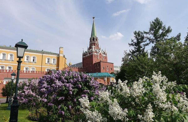 Москва Кремль Весна