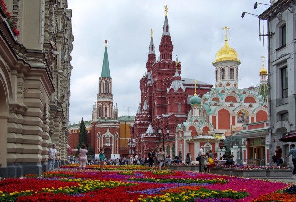 Москва в марте