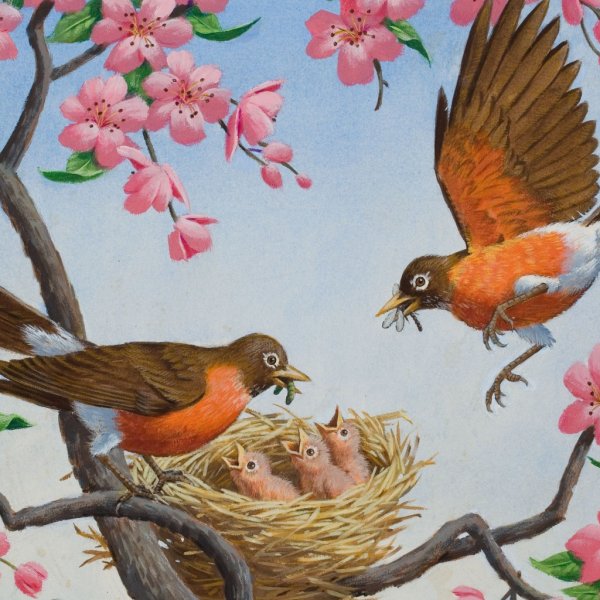 Весенний лес для детей в детском саду