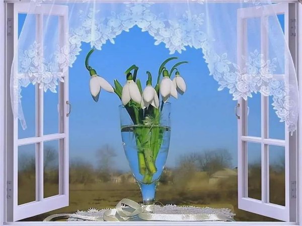 Весеннее окошко