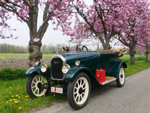 Машинка с цветочками