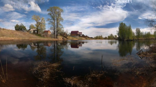 Деревня Весна панорама