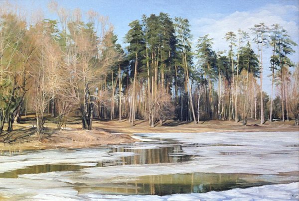 Крокусы в снегу