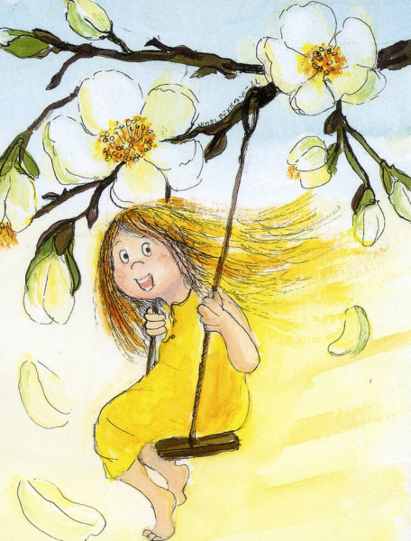 Весенний пейзаж детский