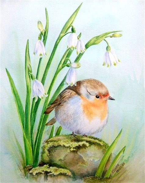 Детские рисунки Весна