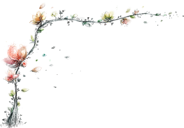 Рамка веточки