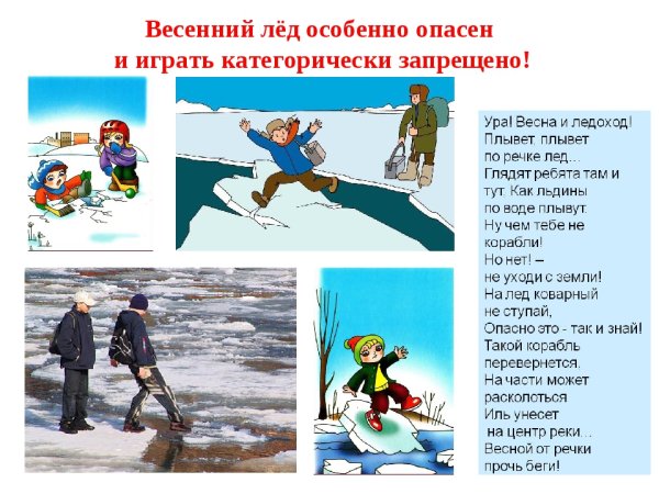 Безопасность на воде весной