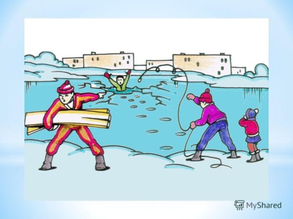 Опасные места на льду водоемов