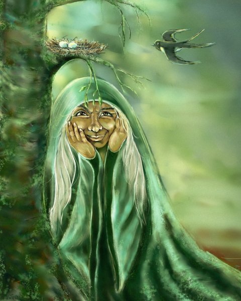 Дух весны арт