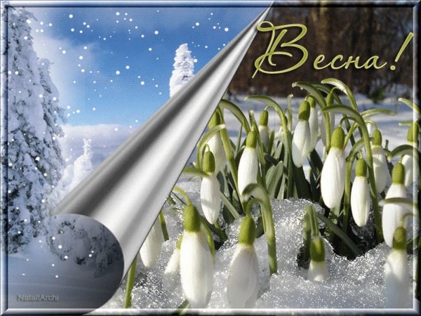 Открытка «Весна»