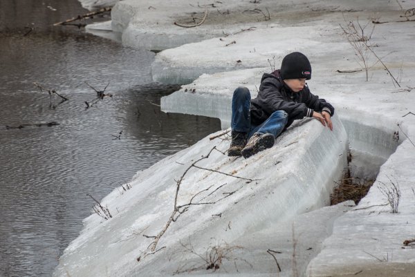 Дети на льдине