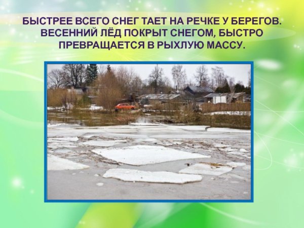 Весенний паводок презентация