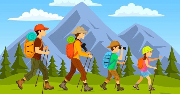 Поход иллюстрация
