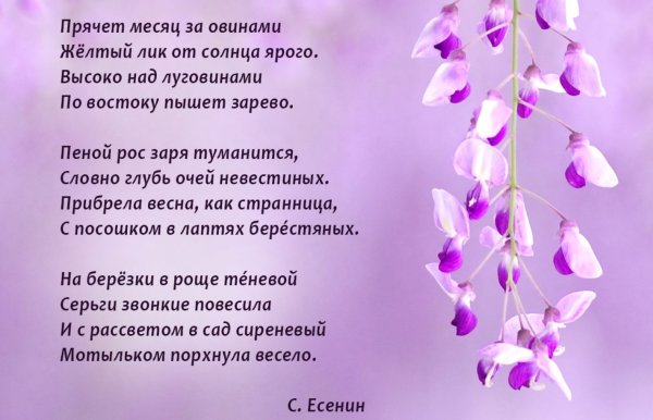 Весенние стихи для женщин