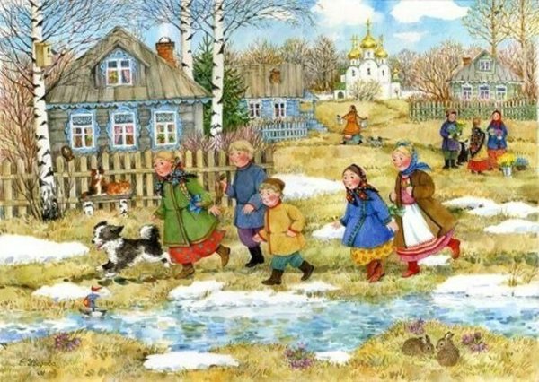 Художник Елена Уварова русские народные