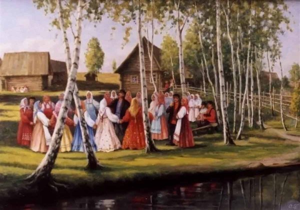 Владимир Жданов живопись деревня