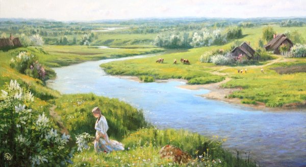 Картины Дмитрий Левин современных художников пейзажистов