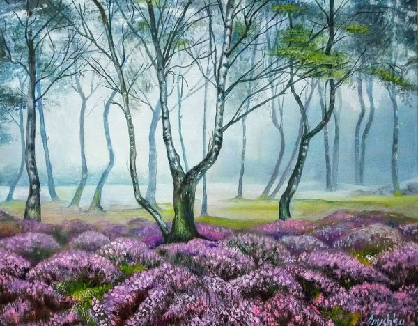 Сказочный весенний лес