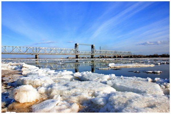 Ледоход в Архангельске 2022