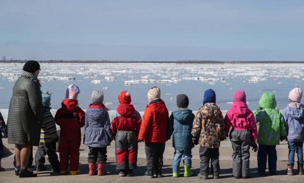 Весна ледоход Архангельск