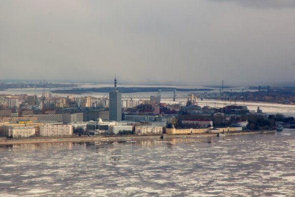 Ледоход в Архангельске 2021