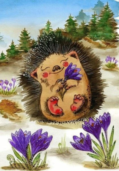 Весенний Ёжик