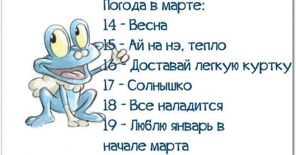 Анекдоты про весну