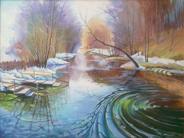 Весенние мотивы в живописи