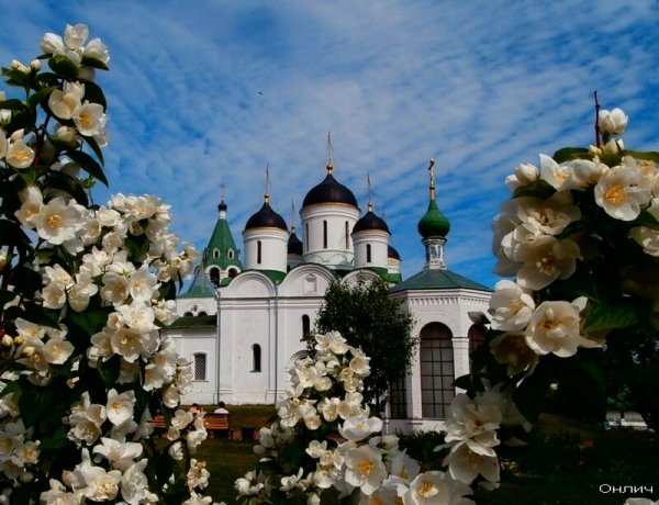 Храм в яблоневом цвету