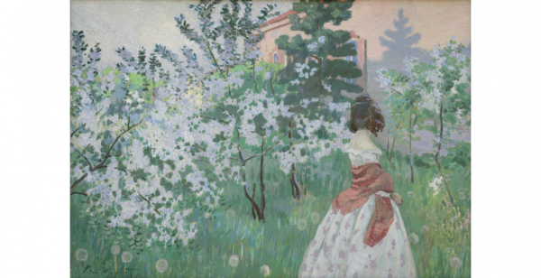 Рисунок красавица Весна для детей