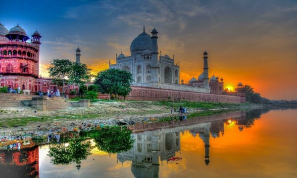 Весна в Индии природа