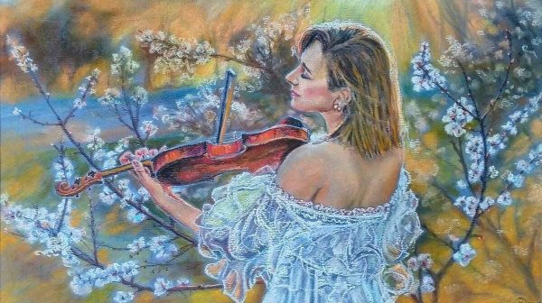 Весна живопись