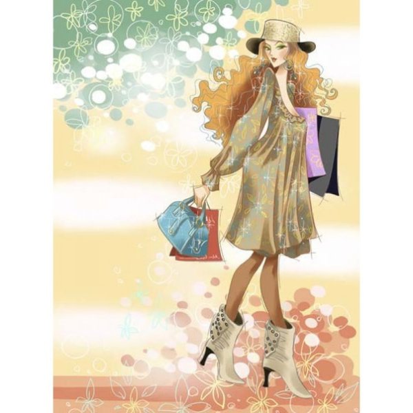 Картина модница