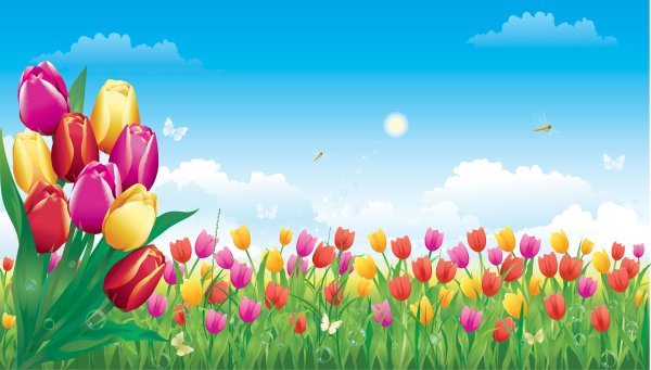 Весенний фон