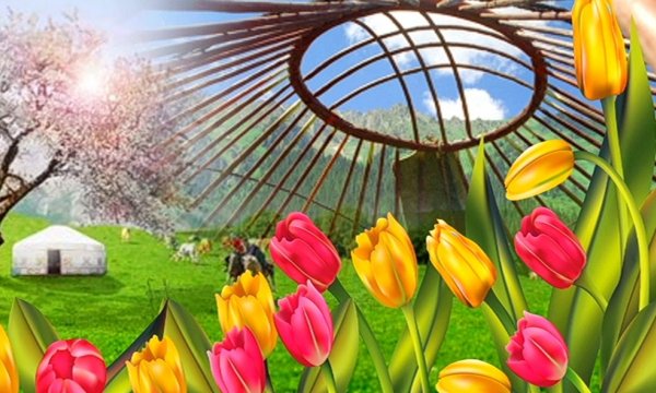 Весна солнце цветы