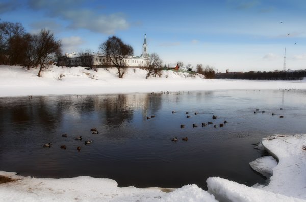 Город Тверь весной