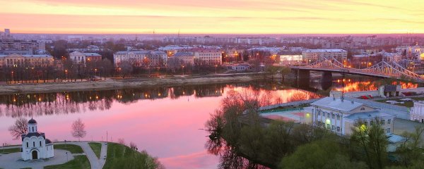 Волга Тверь Весна